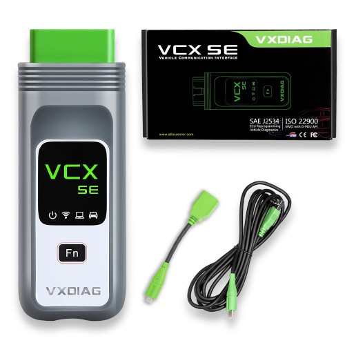 [US EU Ship] VXDIAG VCX SE Pro OBD2 Diagnostic Tool with 3 Free Car Authorization for USB WIFI