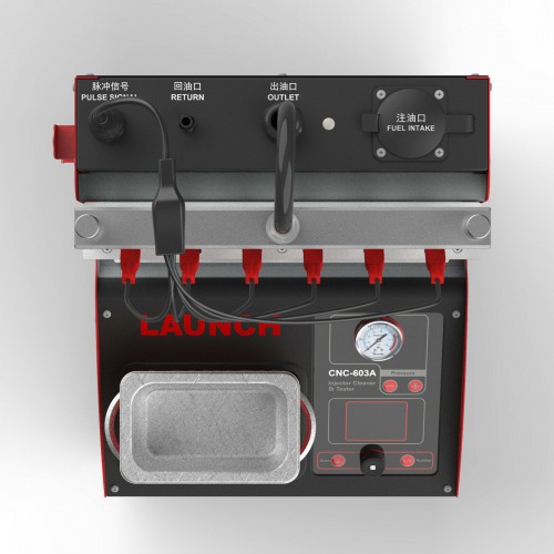 [EU Ship] Launch CNC603A Metal Fuel Injector Tester Ultrasonic Cleaner 4/6 Cylinder 220V and 110V Optional