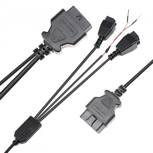 OBDSTAR FCA 12+8 Cable for 2018- Chrysler Fiat for X300 DP Plus/ X300 PRO4/ OdoMaster/ X200 PRO2