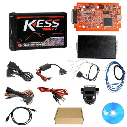 2023 Bundle Package PCMTuner ECU Programming Tool with Kess V2 5.017 Red PCB Online Version and Ktag 7.020 Red PCB