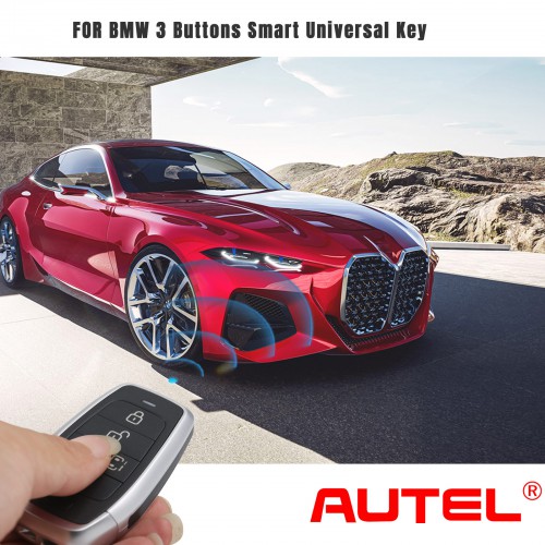 AUTEL IKEYAT005CL 5 Buttons Universal Smart Key with Left & Right Doors Buttons 5 Pcs/Set