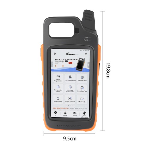 Newest Xhorse VVDI Key Tool Max Pro with MINI OBD Tool Function Supports Read Voltage and Leakage Current