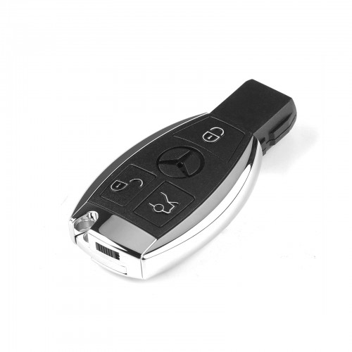 New Benz Smart Key Shell 3 Buttons Single Battery without Logo for VVDI BE Key Pro 5pcs