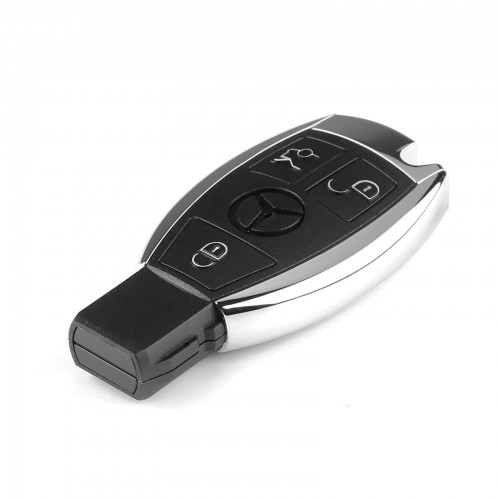 New Benz Smart Key Shell 3 Buttons Single Battery without Logo for VVDI BE Key Pro 5pcs