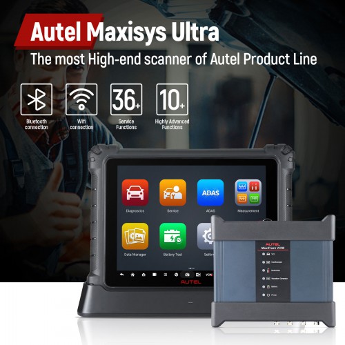 [5% OFF $3789] Autel Maxisys Ultra Full Systems Diagnostics Tool With 5-in-1 VCMI Topology Map 36+ Service Functions Topology Module Mapping