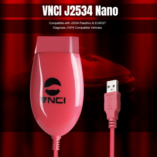 VNCI J2534 Nano Compatible with J2534 Passthru IDS HDS TIS Forscan SDD PCM-Flash & ELM327 Diagnose J1979