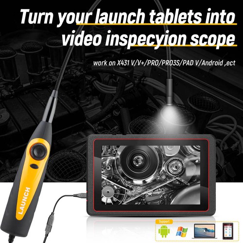 Launch X431 VSP-600 VSP600 Video Scope Add-On for Launch X431 Scanners and Any Android devices