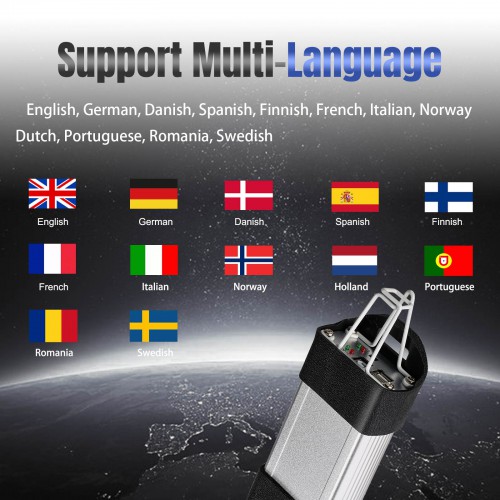 CAN Clip for Renault V216 Latest Renault Diagnostic Tool Multi-languages