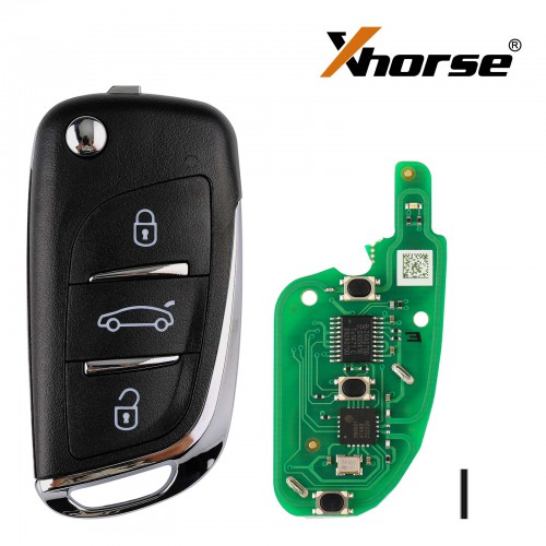 [UK US Ship No Tax] XHORSE XNDS00EN VVDI2 Volkswagen DS Type Wireless Remote Key 3 Buttons 5pcs