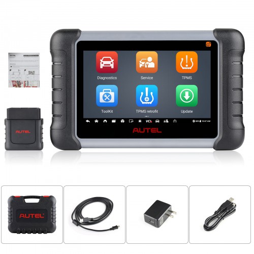 Autel MaxiPRO MP808Z-TS Android 11 Bi-Directional TPMS Relearn Tool Supports Sensor Programming Newly Adds Battery Testing Function