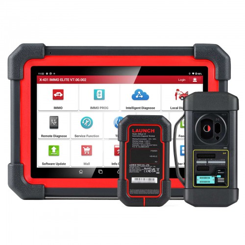 2023 LAUNCH X431 IMMO ELITE X-PROG3 Key Programmer Bi-Directional All System Diagnostic Scanner with 39 Reset Functions 2 Years Free Update