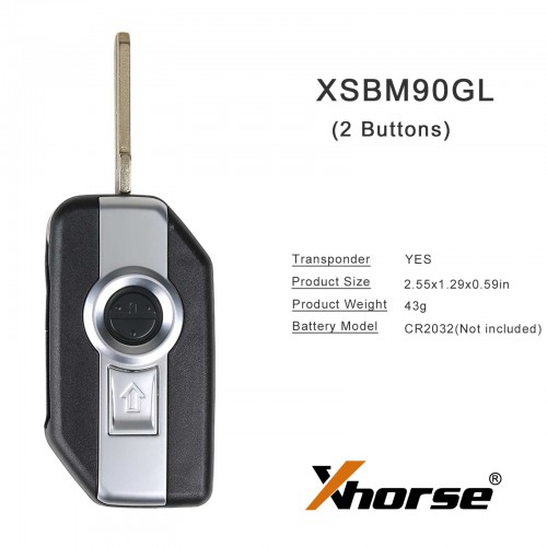 XHORSE XSBM90GL BMW Motorcycle XM38 Smart Card Key With Shell Without LOGO