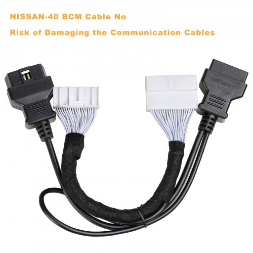 2023 OBDSTAR Nissan 40 BCM Cable Gateway Converter for X300 DP Plus and X300 Pro4