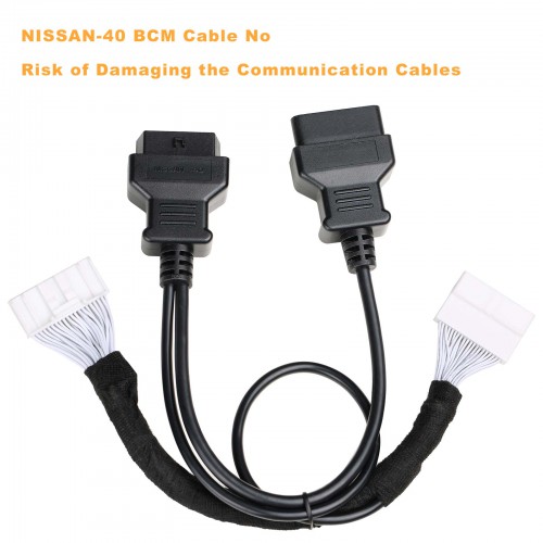 2023 OBDSTAR Nissan 40 BCM Cable Gateway Converter for X300 DP Plus and X300 Pro4