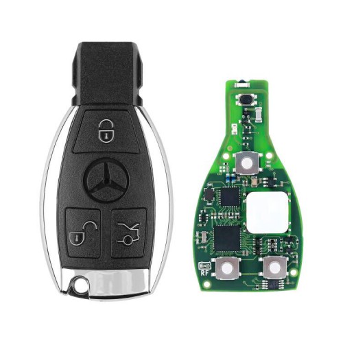 Original CG MB 08 Version Keyless Go Key 2-in-1 315MHz/433MHz with 3 Button 4 Button Shell with Panic for Mercedes W164 W221 W216 from 2005-2010