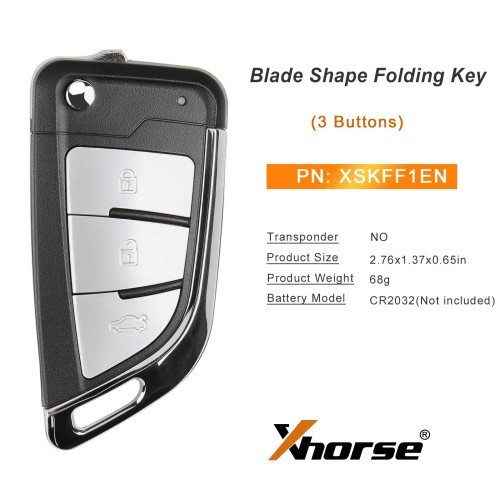 XHORSE XSKFF1EN Blade Folding Key 5pcs/lot Free Shipping