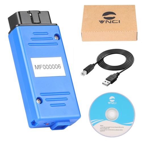 VNCI MF J2534 Diagnostic Tool with Ford IDS 130 + Mazda IDS 132 Supports MDARS FDRS J2534 Passthru and ELM327 Mode Free Update Online