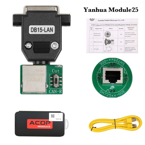 Newest Yanhua Mini ACDP Module 25 for VW Audi 0DE Gearbox Mileage Correction