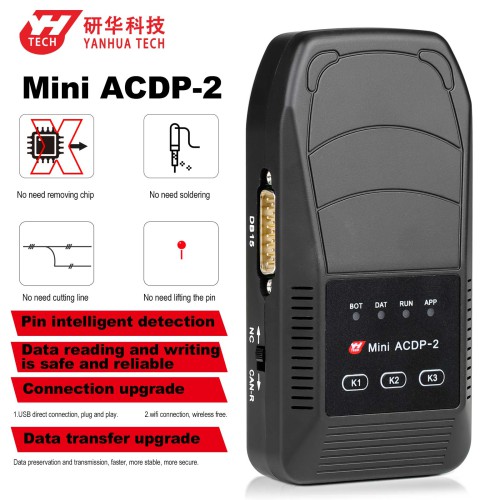 New Yanhua Mini ACDP 2 Key Programming Master Basic Module Supports USB and Wireless Connection No Need Soldering