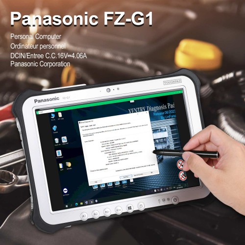 Second-hand Panasonic FZ-G1 I5 3rd generation 10.1" Tablet 8G with Free 2023.06 Xentry SSD 256GB