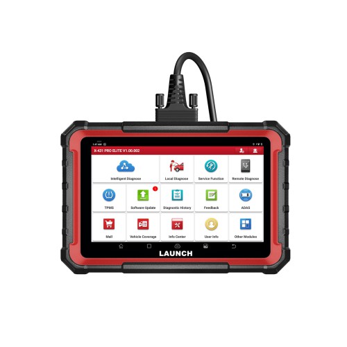 LAUNCH X431 PRO ELITE 8'inch  Bidirectional Diagnostic Tool OBD2 Scanner CANFD/DOIP Active Test 32 Reset Functions