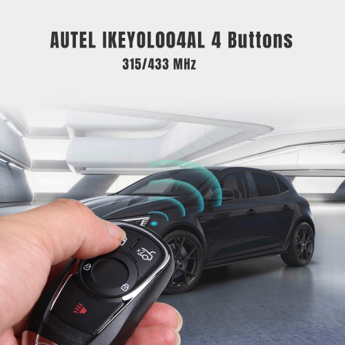 Autel IKEYOL004AL Buick Style Universal Smart Key 4 Buttons 315/433 MHz Pack of 1