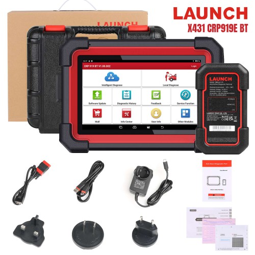 Launch CRP919E BT Bluetooth Diagnostic Scanner with DBScar VII Supports CAN FD DoIP ECU Coding FCA AutoAuth 35 Service Function