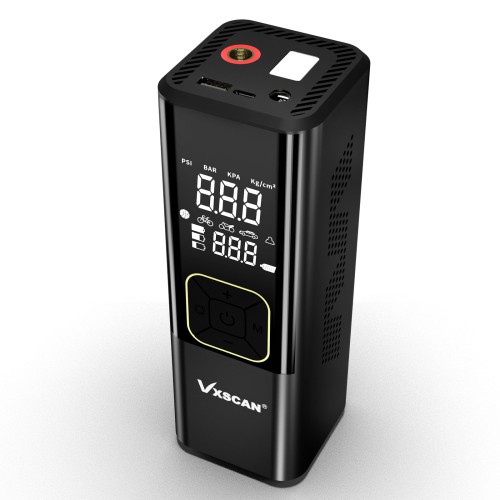 VXSCAN 150 PSI Tire Inflator Portable Air Compressor, 21 Cylinders, 6000mAh Battery Air Pump Suitable for Cars, Bikes, Balls