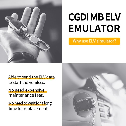 CG ELV ESL Renew Emulator for Benz W204 W207 W212 Works with CGDI Prog MB Benz Key Programmer