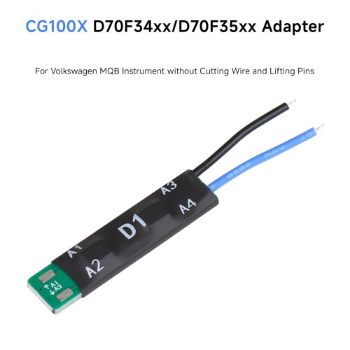 CG100 CG100X D1 Adapter for VAG MQB D70F34xx D70F35xx R7F7014xx RH850 Mileage Repair without Soldering, No Lift Pin