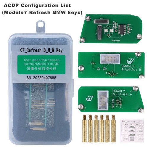 [BMW Full Package] Yanhua Mini ACDP 2 Programming Master with Module 1, 2, 3, 4, 7, 8, 11 with License for BMW Key Programming Cluster Corretion