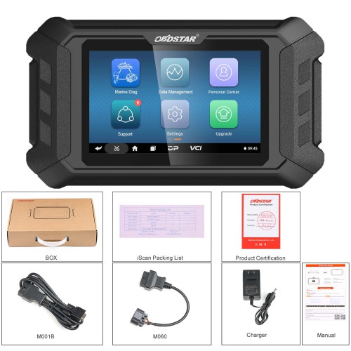 OBDSTAR iScan MERCURY MARINE Diagnostic Tool Supports DFI 2, Optimax, Seapro, Verado, 40HP-300HP Engines