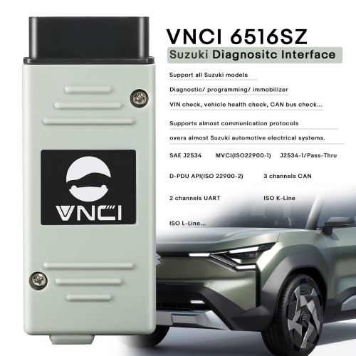 VNCI 6516SZ Suzuki Diagnostic Interface Compatible with SDT-II OEM Software Driver Supports WiFi, USB and WLAN