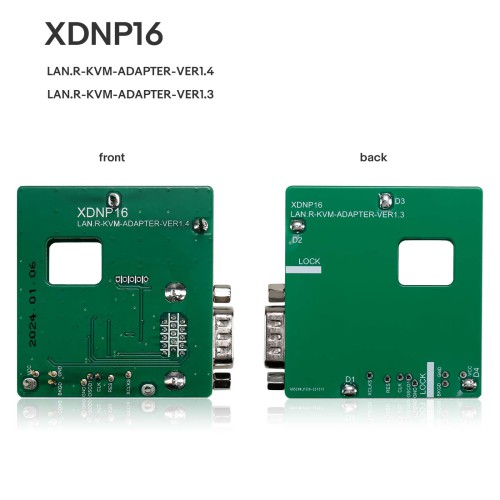 Xhorse XDNPP16CH XDNP16 Adapters Solder-free Landrover Set for VVDI MINI PROG and KEY TOOL PLUS