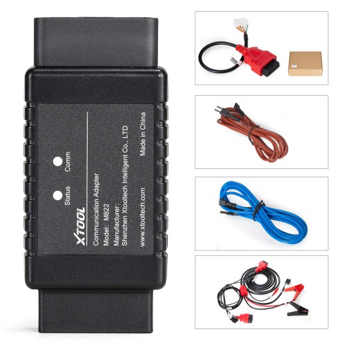 2024 XTOOL M822 Adapter for Toyota 8A 2014-2019 Non-Smart Key All Key Lost Works with KC501 Or KC100 & KS-1 Emulator