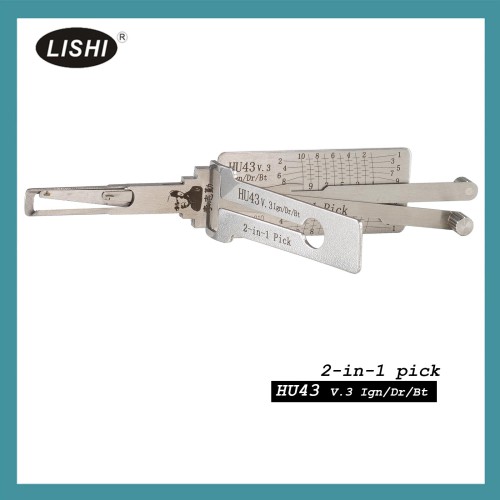 LISHI HU43 2-in-1 Auto Pick and Decoder for Opel Free Shipping