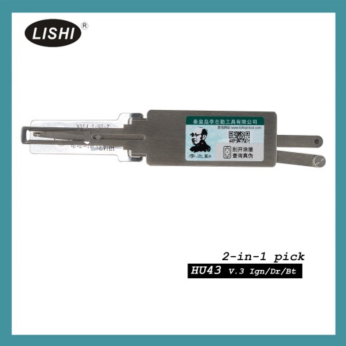 LISHI HU43 2-in-1 Auto Pick and Decoder for Opel Free Shipping