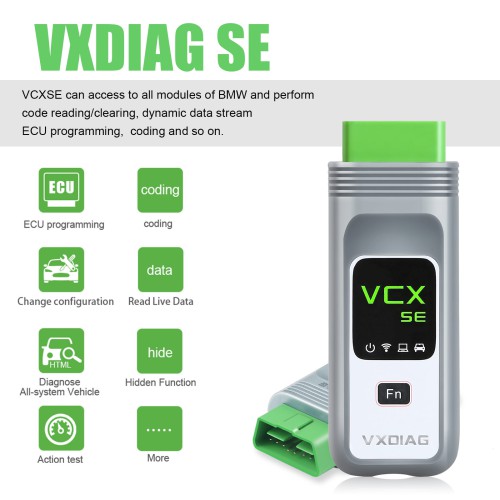 Wifi VXDIAG VCX SE for BMW Diagnostic Tool with Software 1TB SSD Diagnostic 4.39.20 Programming 68.0.800 Supports Online Coding