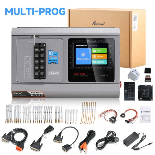2024 Xhorse Multi-Prog with Exclusive Adapters+XDNPM3GL MQB48 Solder-Free Adapter 13pcs