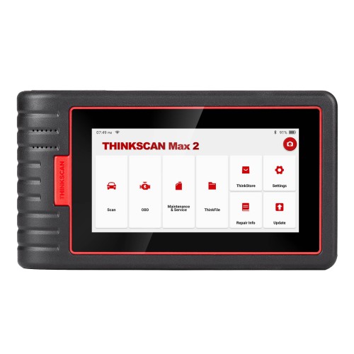 THINKCAR ThinkScan Max 2 Diagnostic Tools, 28 Service Functions Lifetime Free Update, ECU Coding Supports CAN FD FCA AutoAuth