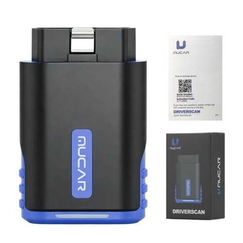 MUCAR DriverScan Full System Bi-Directional Diagnostic Tool with 15 Service Functions 1 Year Free update