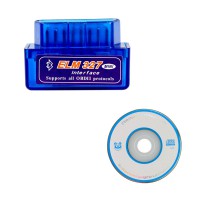 MINI ELM327 Bluetooth OBD2 Scanner Hardware V1.5 Software V2.1