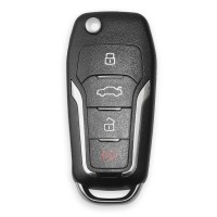 XHORSE XNFO01EN Universal Remote Key 4 Buttons Wireless For Ford (English Version) 1pc