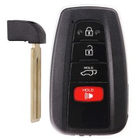 3+1 Button ASK 314.3MHz Smart Remote Key 8Achip TOY12 FCC ID:14FBC-0351-US for 2018-2019 RAV4