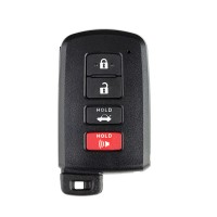 Xhorse VVDI Toyota XM Smart Key Shell 1742 3+1 Buttons 5Pcs/Lot Free Shipping