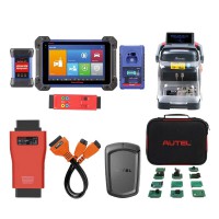 Autel MaxiIM IM608 Pro and Xhorse Dolphin XP-005L Dolphin II Bundle with Autel G-BOX3, APB112, IMKPA, Autel CAN FD Adapter and FCA 12+8 Cable