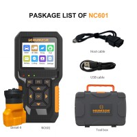 [For Car and Truck] HUMZOR NexzCheck NC601 12V 24V Gasoline and Diesel OBD2 Code Scanner I/M Readiness, Smog Check, Fuel Analysis, Battery Test