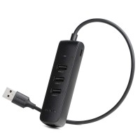 UGREEN USB 2.0 Hub Ethernet Adapter USB Splitter USB to RJ45 Adapter Cable