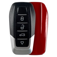 XHORSE XKFEF2EN FA.LL Type Wired Folding Key 4 Buttons Bright Red 5pcs/lot Free Shipping