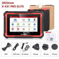 Launch X431 Pro Elite Bi-directional Diagnostic Tool Supports 32+ Special Functions CAN FD DoIP Protocols